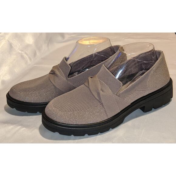 Lifestride BZees Women's Muse Bow Platform Comfort Loafers Shoes Latte Size 9.5 - Picture 2 of 10